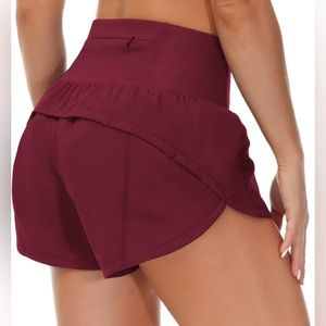 Womens High Waisted Running Shorts